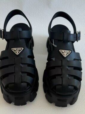 Prada Monolith Fisherman Sandals